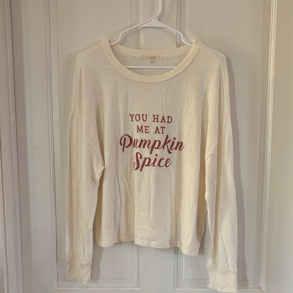 Z Supply Cream Knit Top